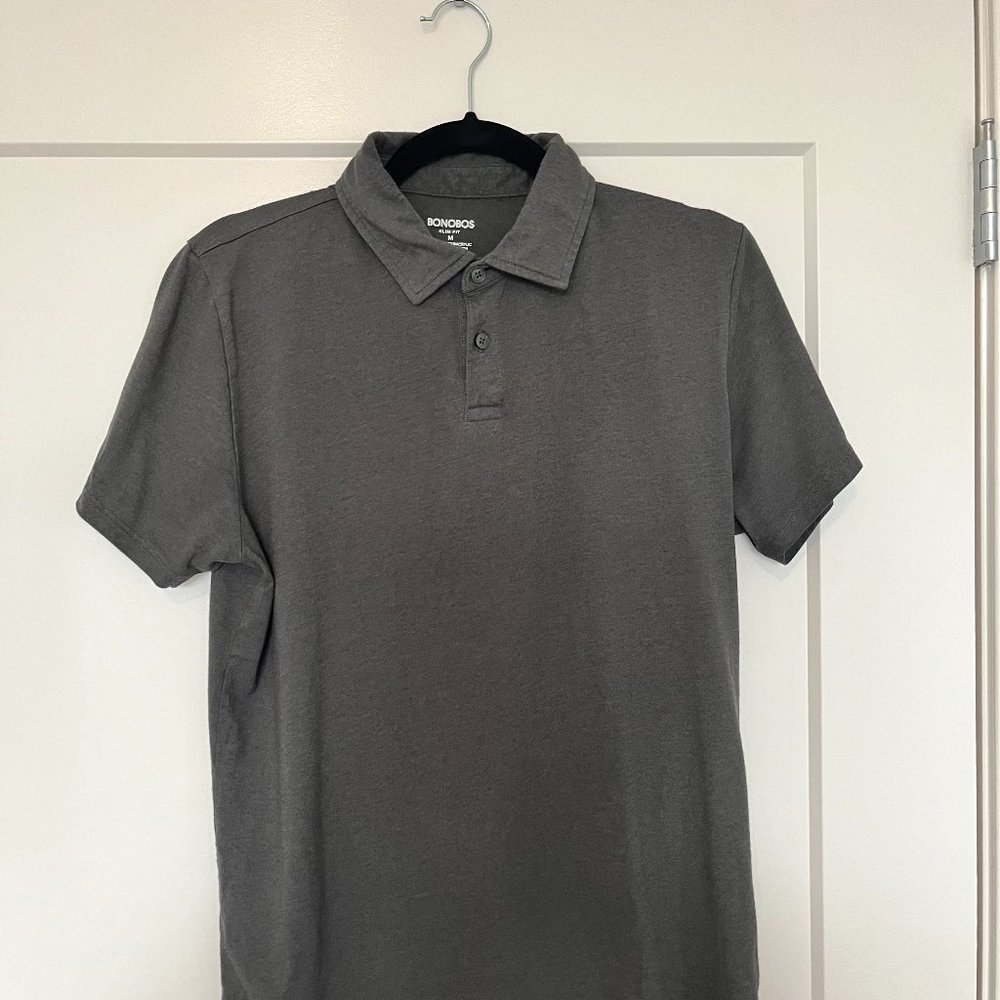 Bonobos Polo Grey S Slim Fit